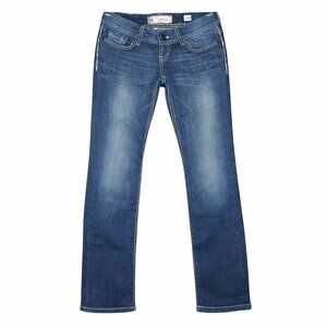 BKE Sabrina Medium Wash Straight Jeans Size 25R